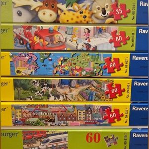 Ravensburger Puzzle Set - Red, Blue, Yellow